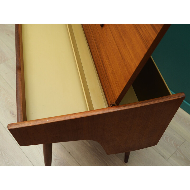 Vintage teak dressing table with mirror, 1960s	