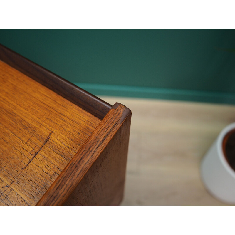 Vintage teak dressing table with mirror, 1960s	