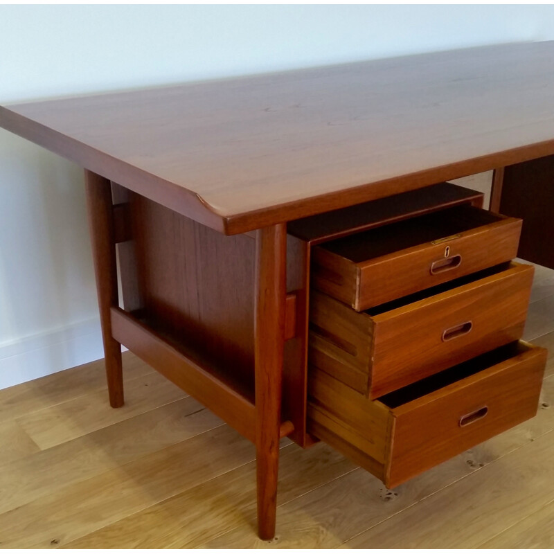 Sibast mid-century desk in teak, Arne VODDER - 1960s