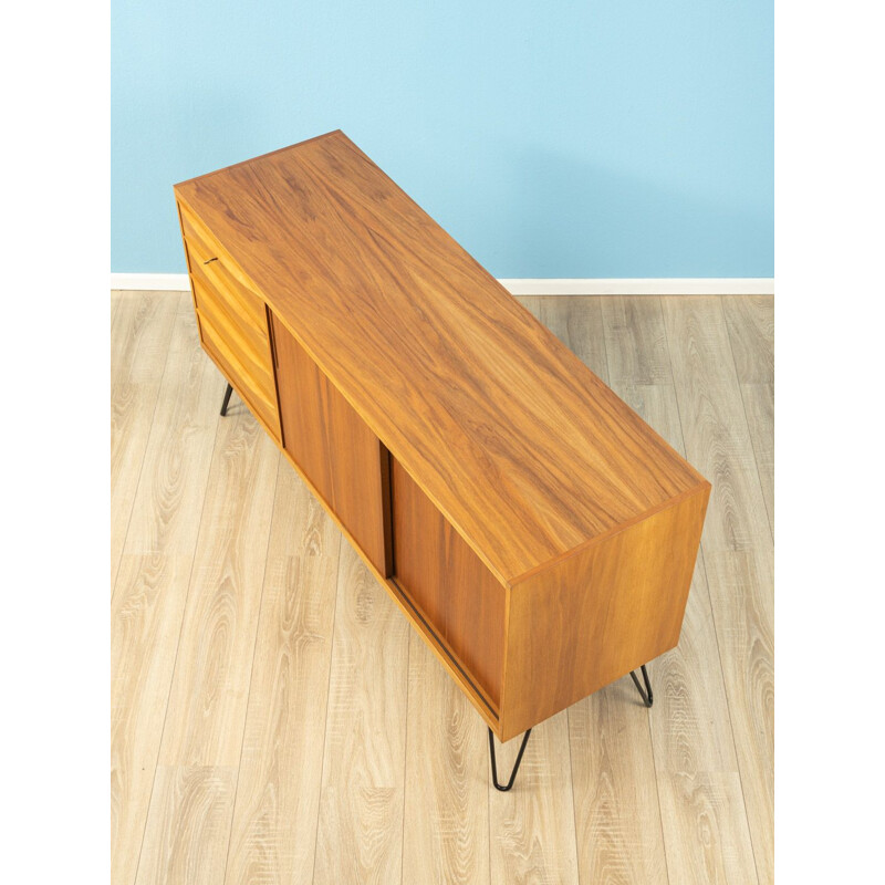 Vintage sideboard  in walnut veneer Germany 1950