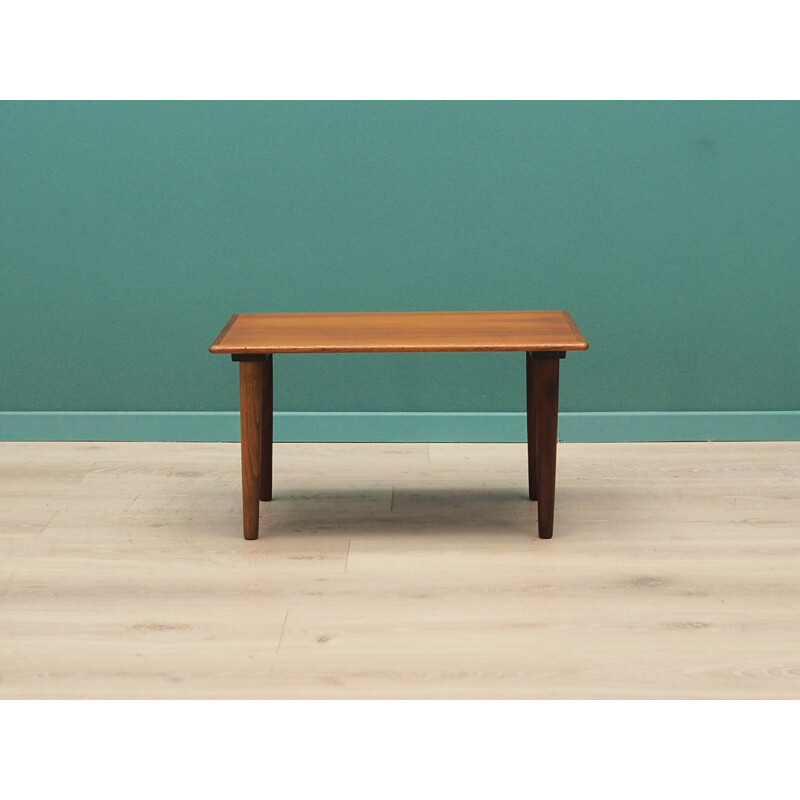 Vintage Teak coffee table, Danish 1970s	