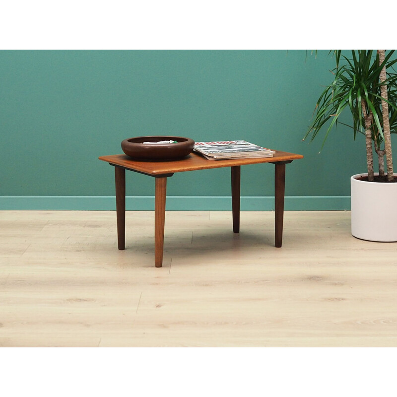 Vintage Teak coffee table, Danish 1970s	