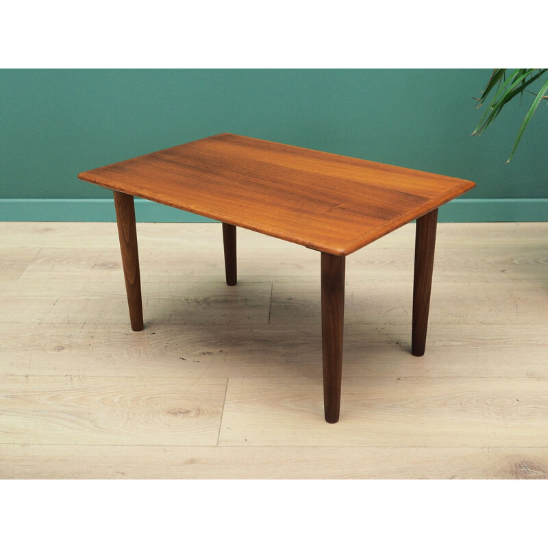 Vintage Teak coffee table, Danish 1970s	