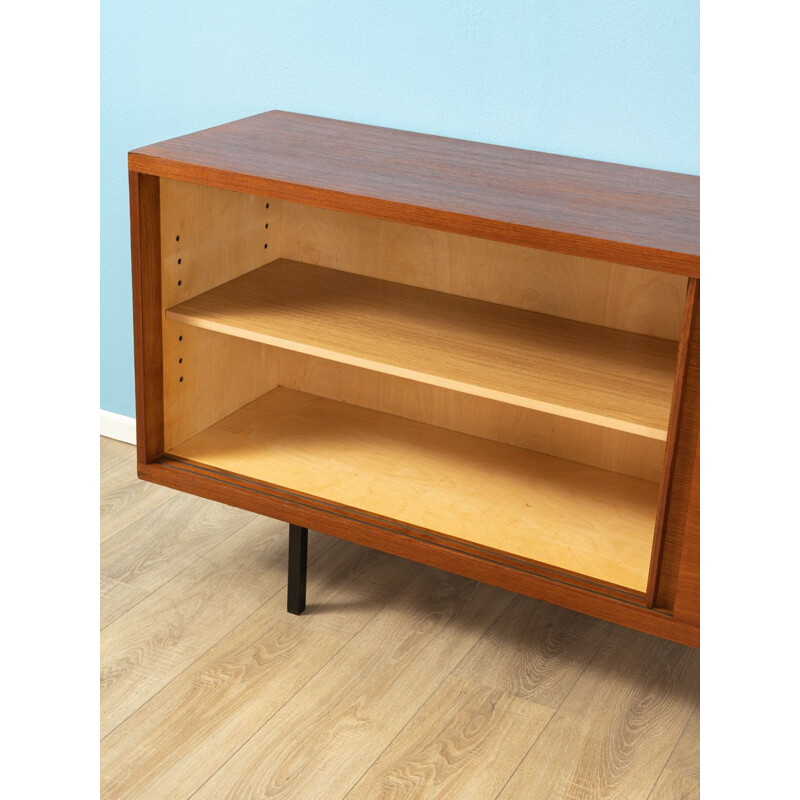 Vintage sideboard  in teak veneer with four drawers Hans Könecke Germany 1960