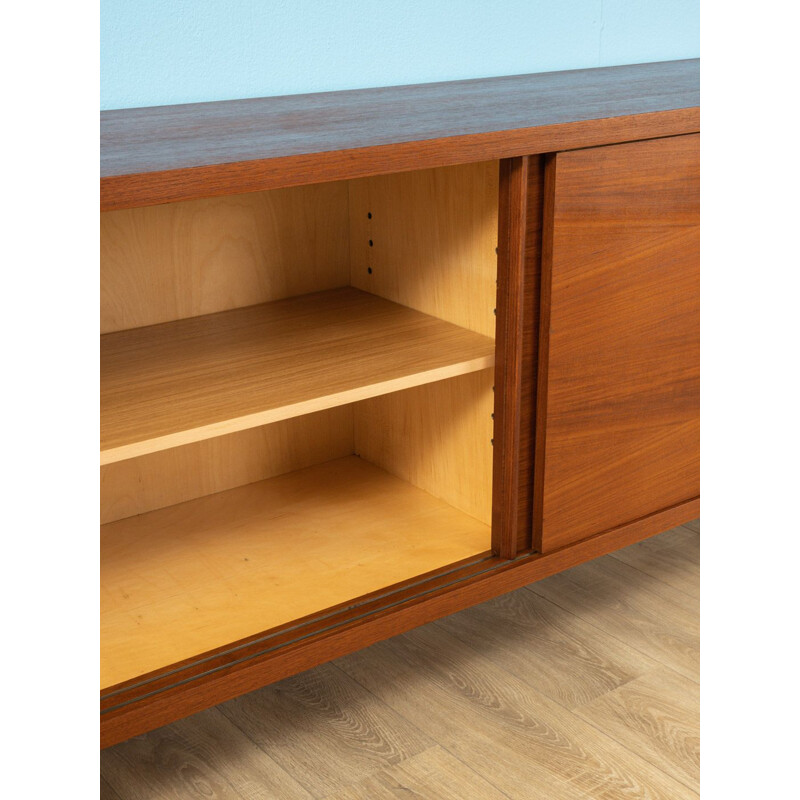 Vintage sideboard  in teak veneer with four drawers Hans Könecke Germany 1960