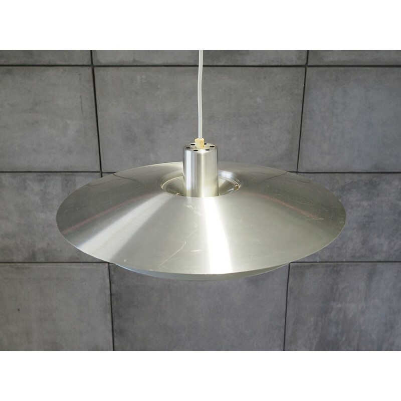 Vintage metal pendant light, Scandinavian 1960	