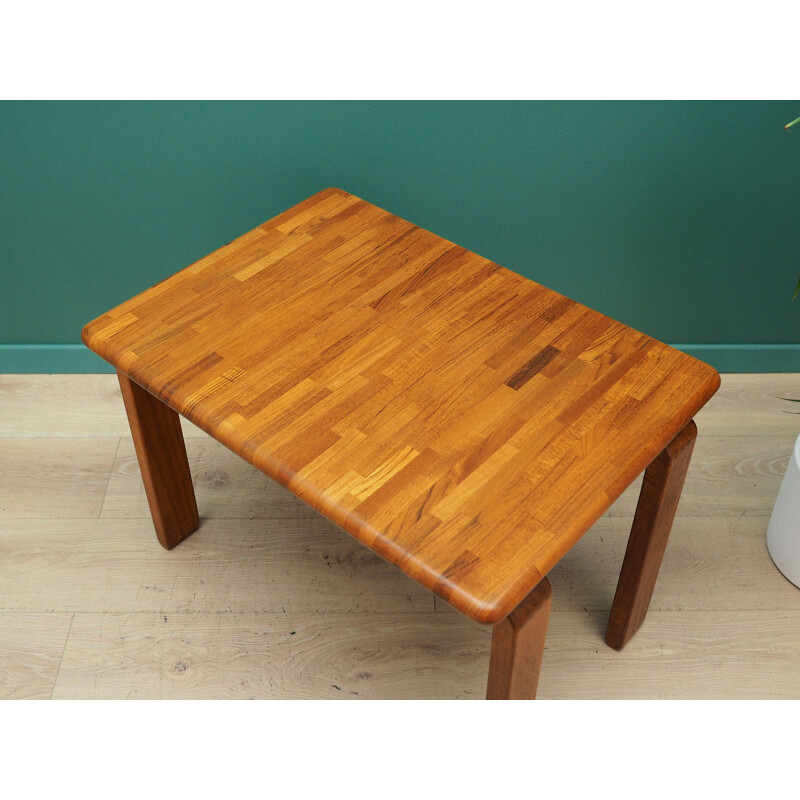 Vintage teak coffee table Danish 1970s