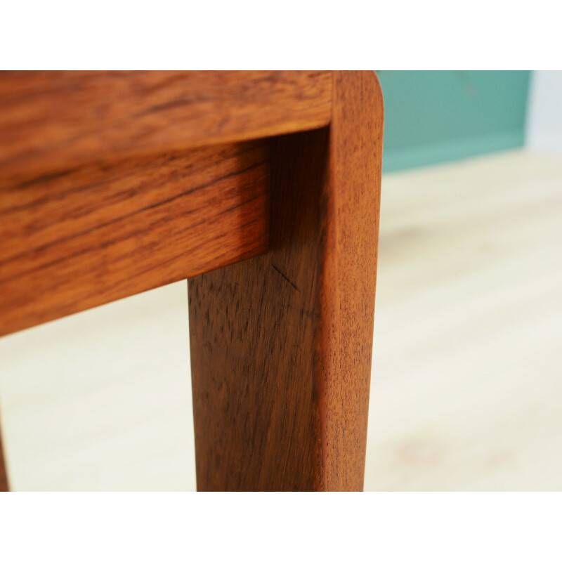 Vintage teak coffee table Danish 1970s