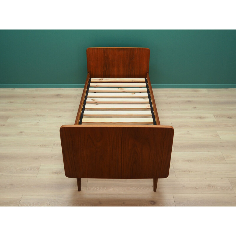 Vintage Teak bed frame by Sino 1970s	