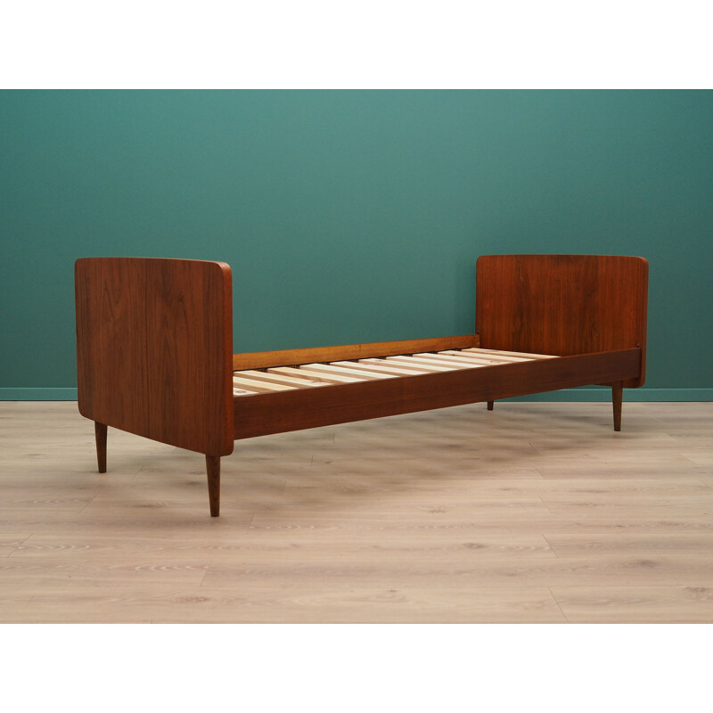 Vintage Teak bed frame by Sino 1970s	