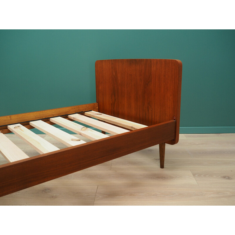 Vintage Teak bed frame by Sino 1970s	