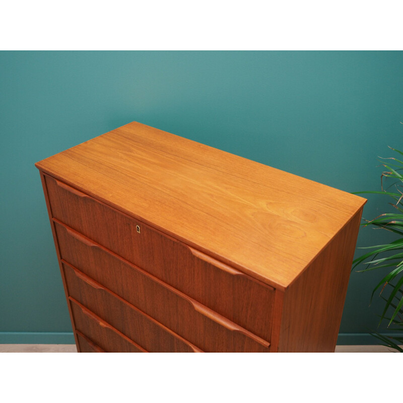 Vintage teak chest of drawers, 1960