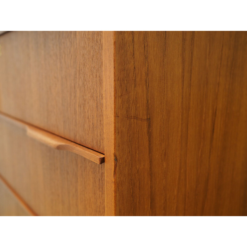 Vintage teak chest of drawers, 1960