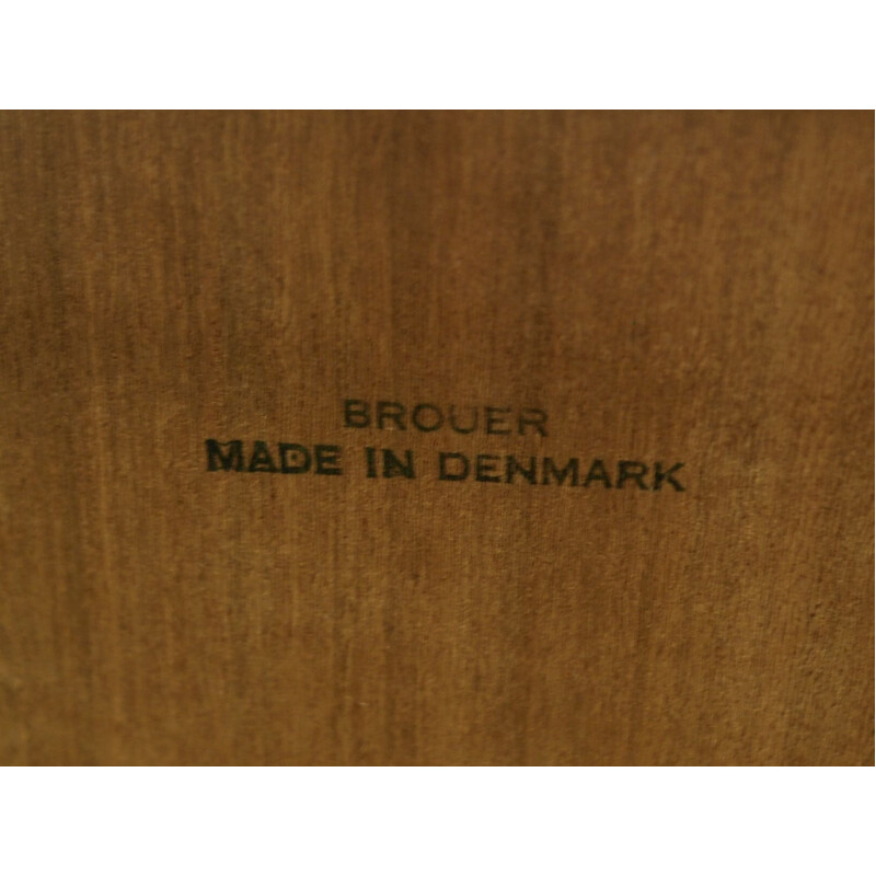 Armoire intage en teck Brouer Mobelfabrik 1960