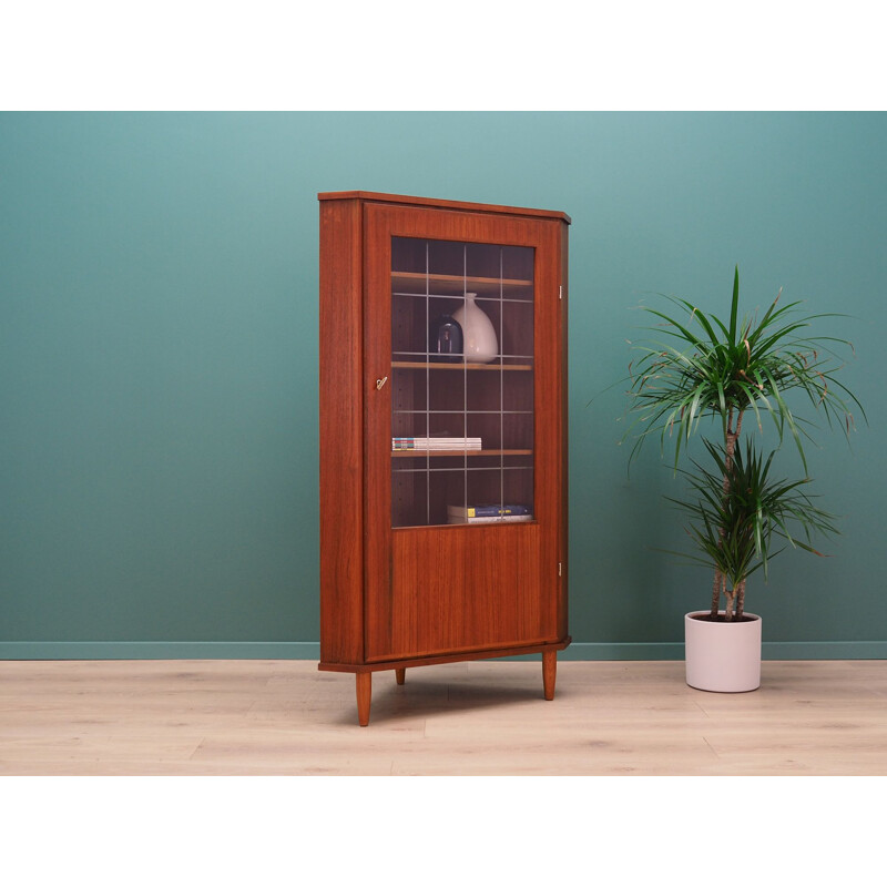 Vintage Teak corner cabinet danish 1970	