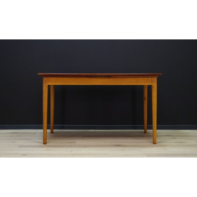 Vintage dining table in teak, Denmark, 1970