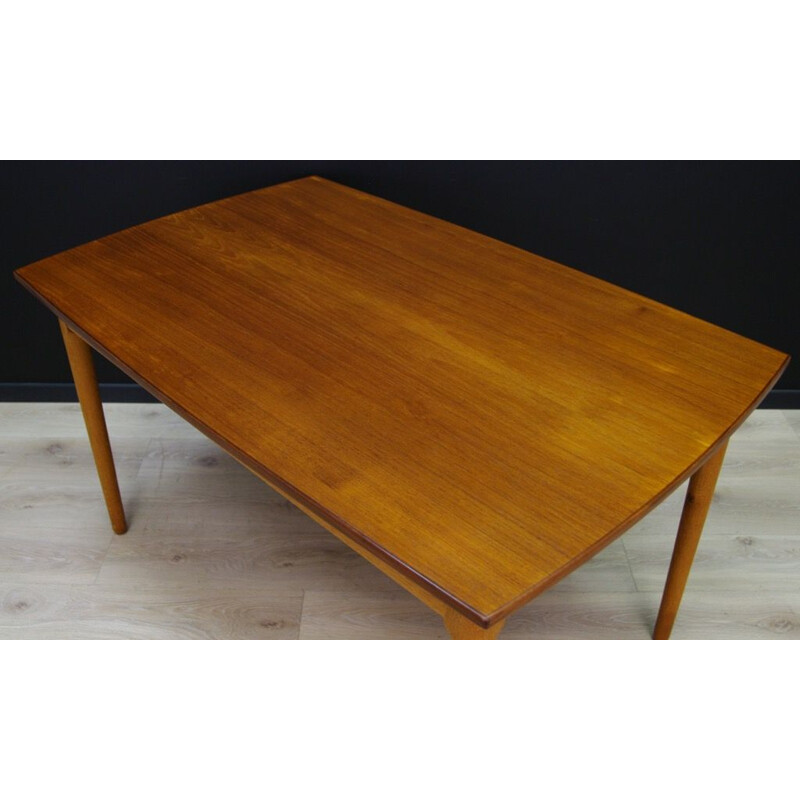 Vintage dining table in teak, Denmark, 1970