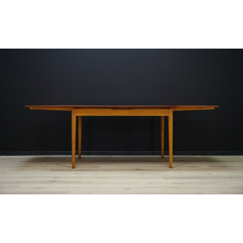 Vintage dining table in teak, Denmark, 1970