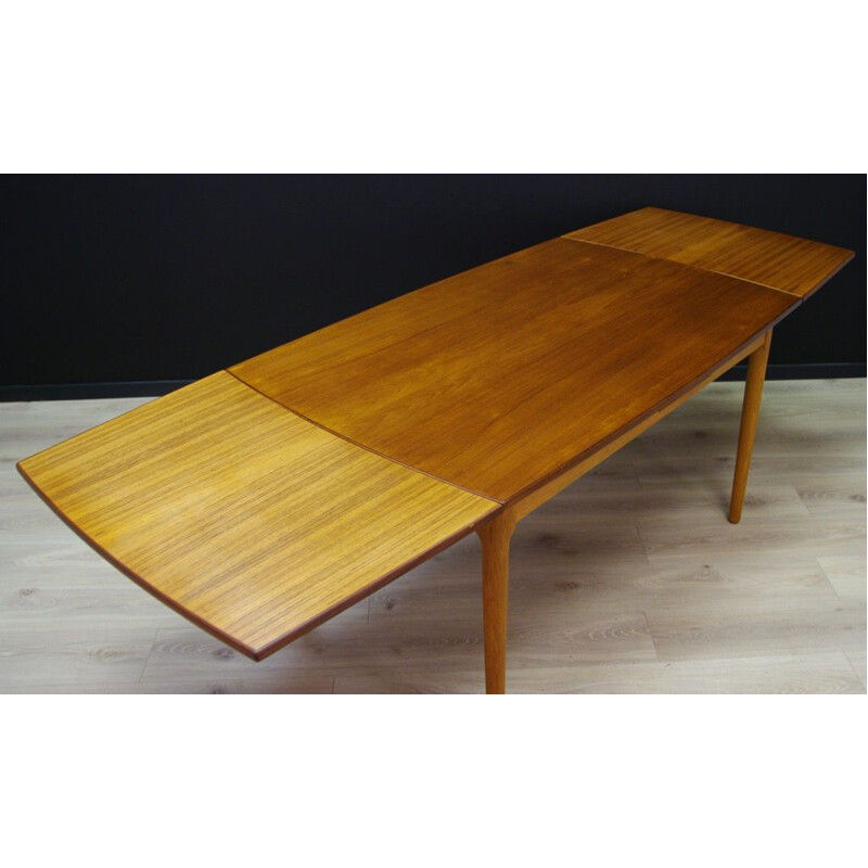 Vintage dining table in teak, Denmark, 1970