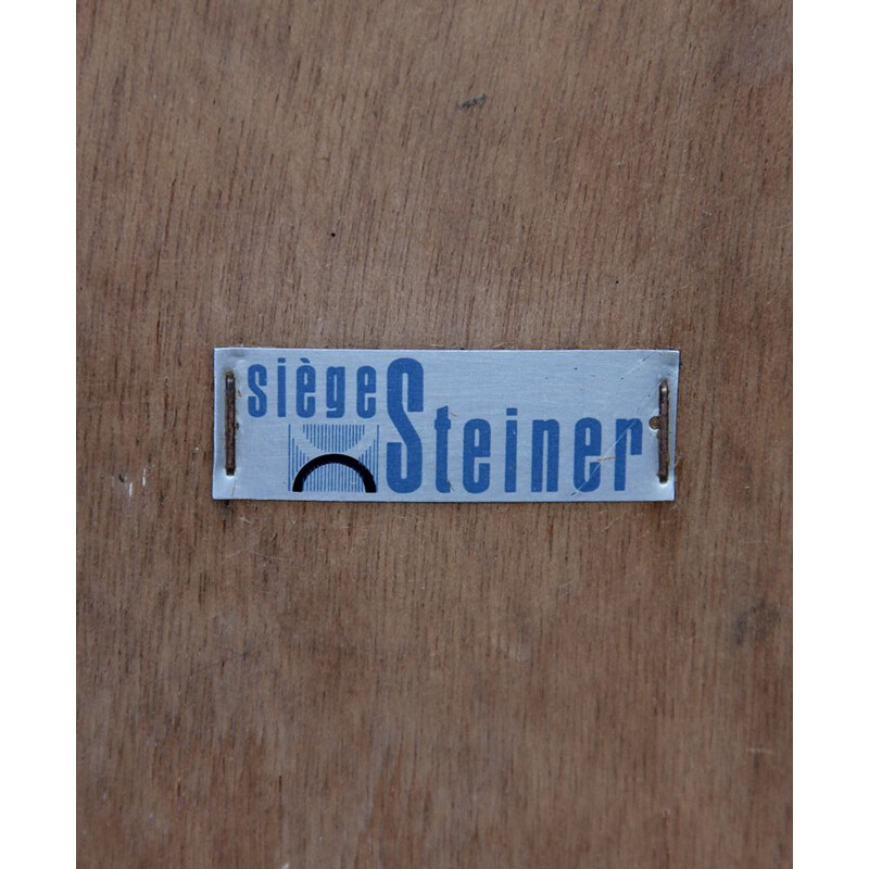 Table basse vintage Guariche pour Steiner, modèle Volante, 1950
