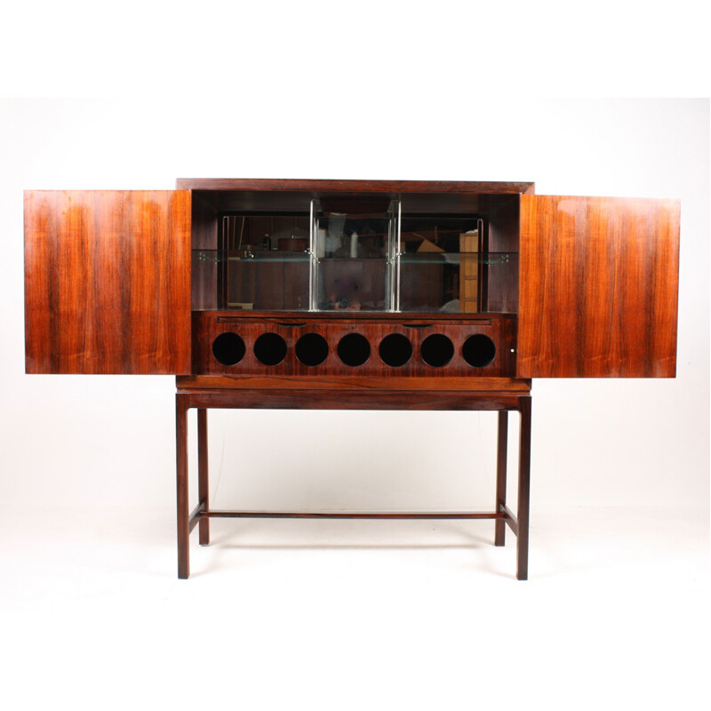 Norwegian Bruksbo sideboard with bar, Torbjorn AFDAL - 1960s