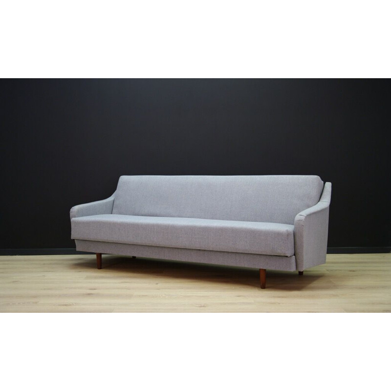 Vintage 3-seater sofa in wood, Danish 1960	