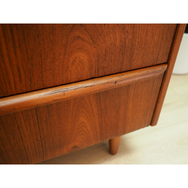 Vintage teak chest of drawers Scandinavian 1970