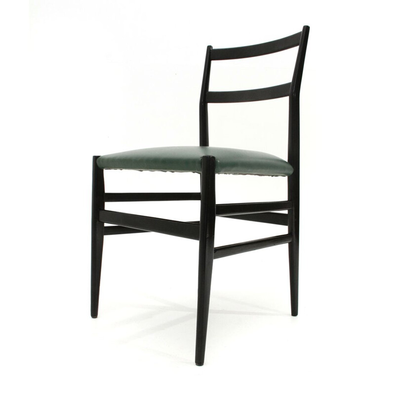Set of vintage 6 chairs by Gio Ponti for Cassina, 1950s