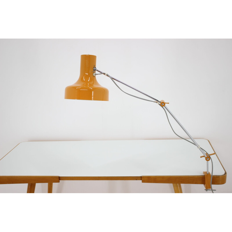 Vintage adjustable table lamp in lacquered metal by Napako, Czechoslovakia 1970