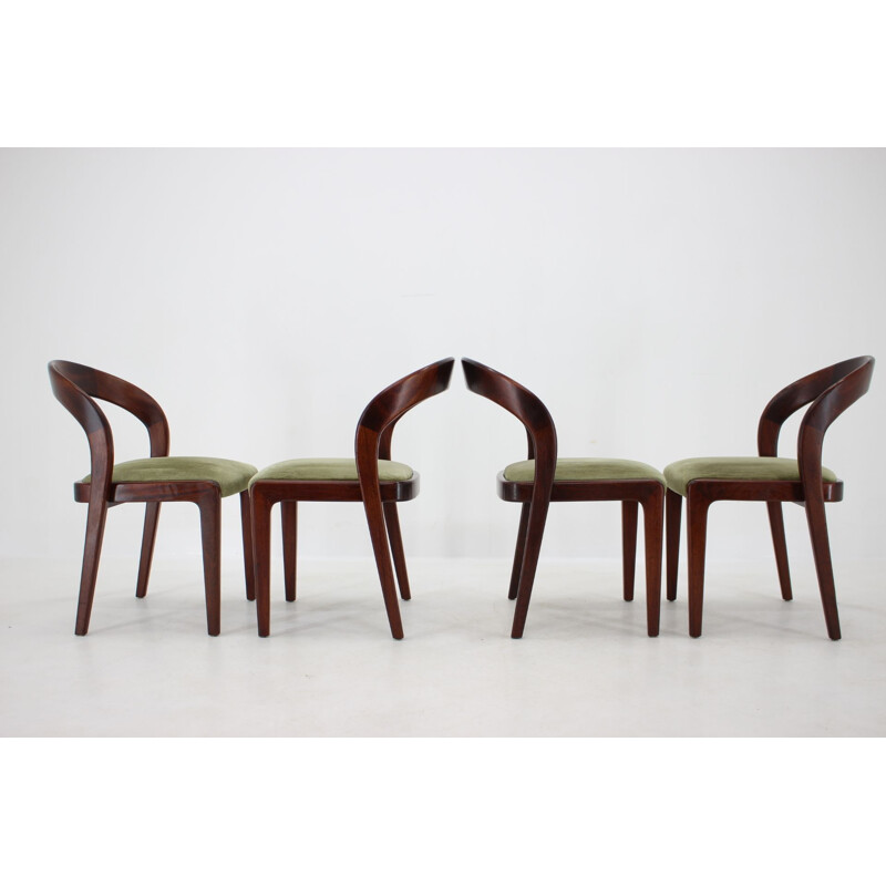 Ensemble de 4 chaises vintage 1960