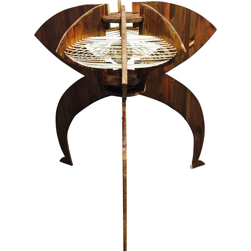 Lampadaire vintage sculptural