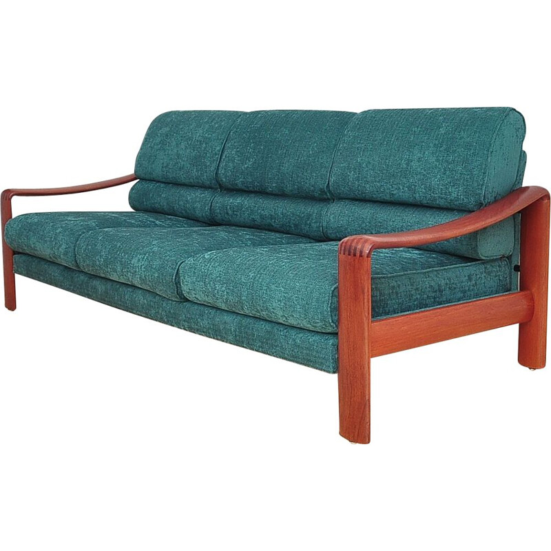 Vintage Solid teak sofa 1970s