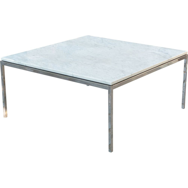 Vintage coffee table in Florence marble Knoll  1955s