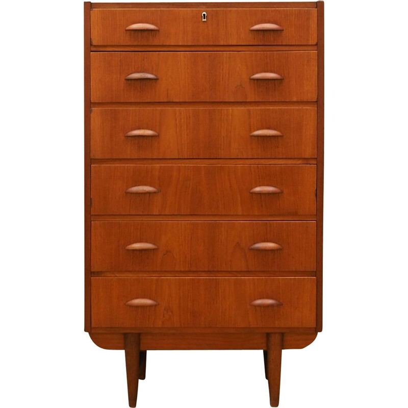 Vintage teak chest of drawers 1960