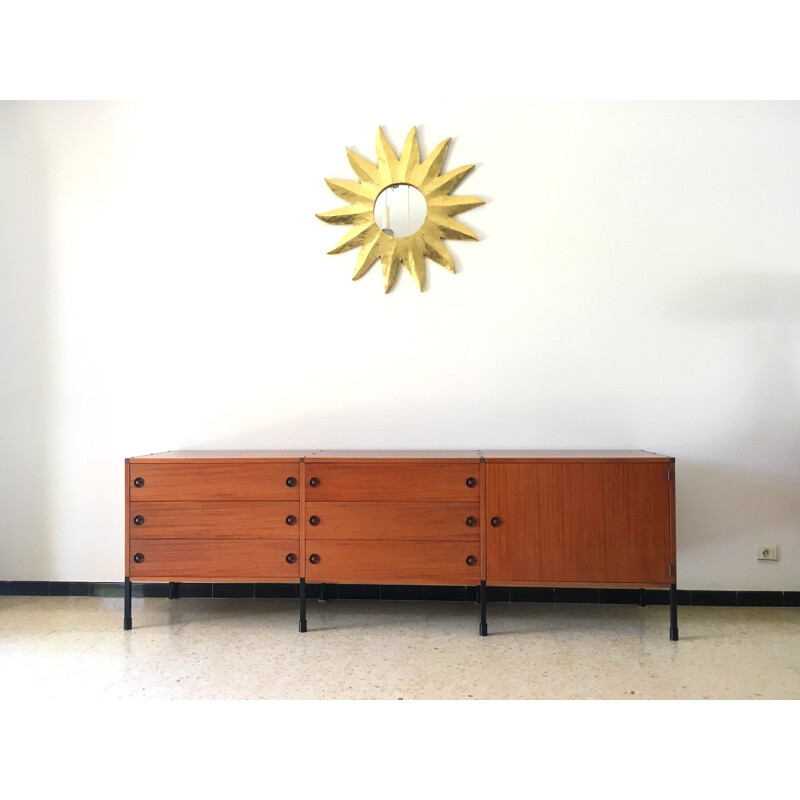 Vintage sideboard ARP adjustable height for Minvielle 1950