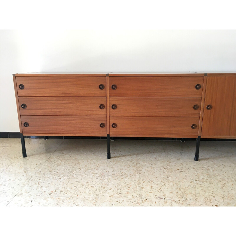 Vintage sideboard ARP adjustable height for Minvielle 1950