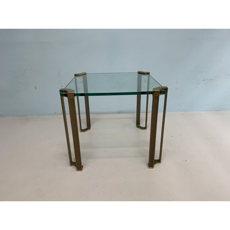 Vintage sidetable by  Peter Chyczy brass 1970s