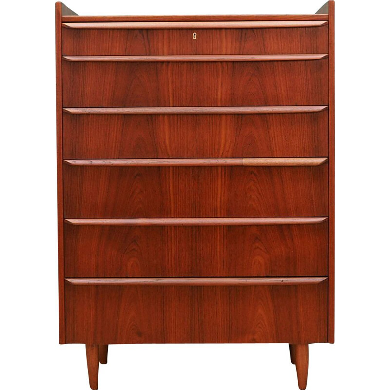 Vintage teak chest of drawers Scandinavian 1970