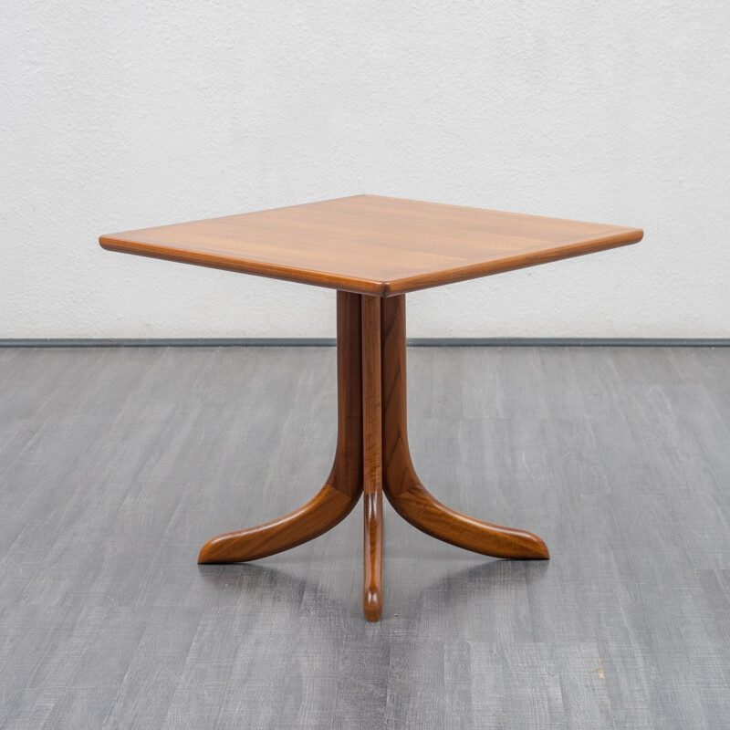 Hoogwaardige vintage teakhouten salontafel, 1960