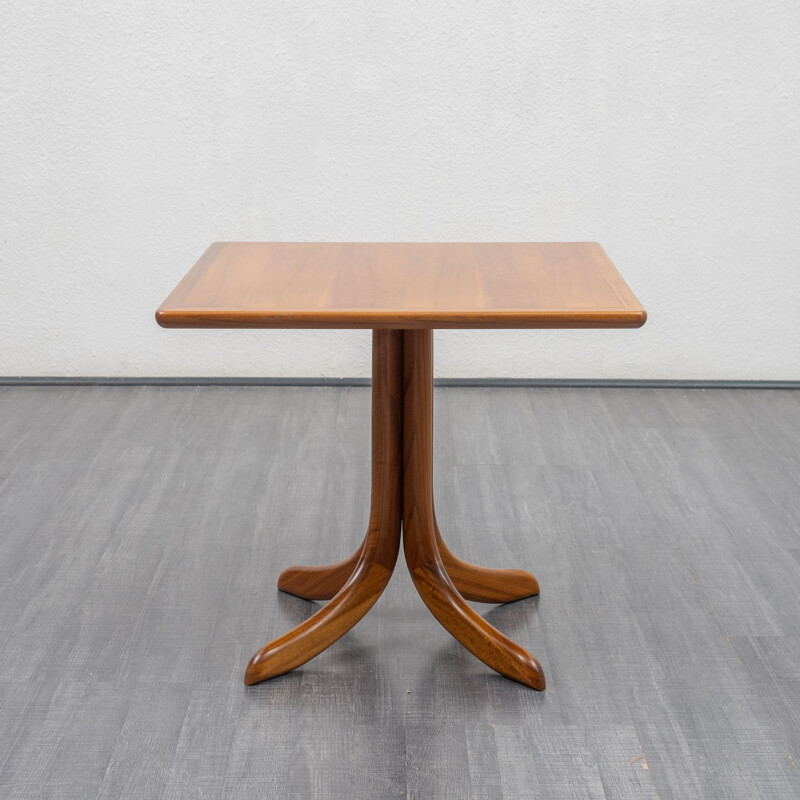 Hoogwaardige vintage teakhouten salontafel, 1960