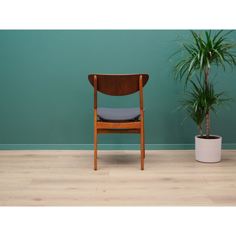 Set of 5 vintage teak chairs, 1970	