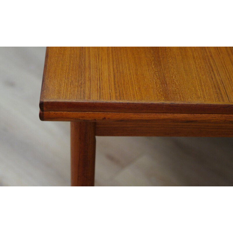 Vintage extendable dining table in teak Danish 1960	