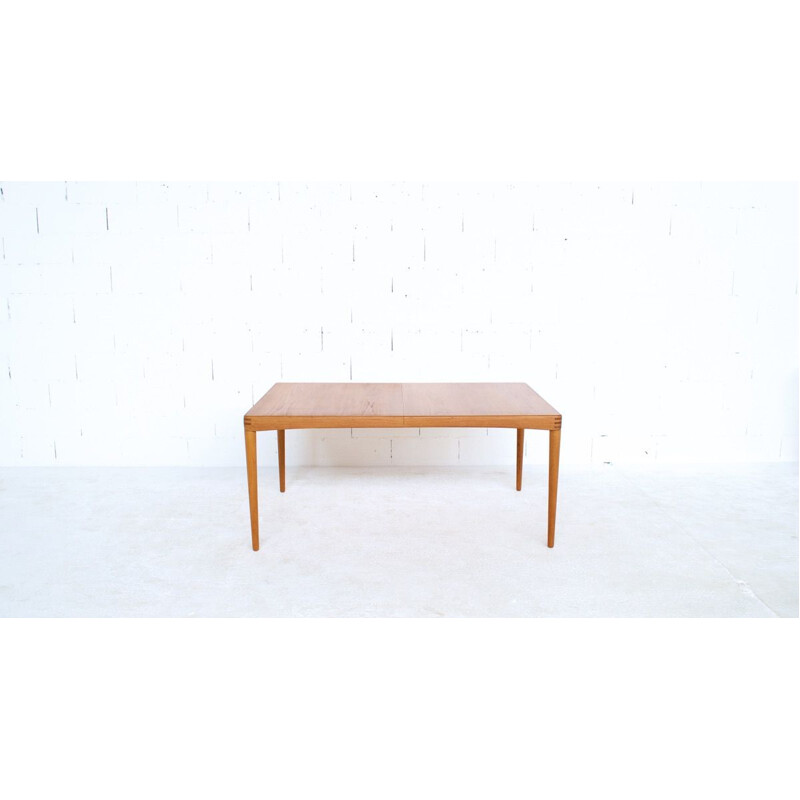 Vintage dining table by Henri Walter Klein, Bramin teak 1966