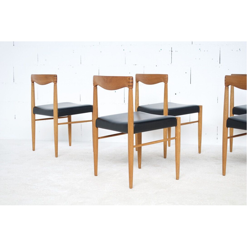 Suite of 6 vintage chairs by Henry Walter Klein, Bramin 1960 