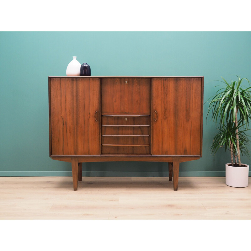 Vintage Highboard teak, Danish 1970s	