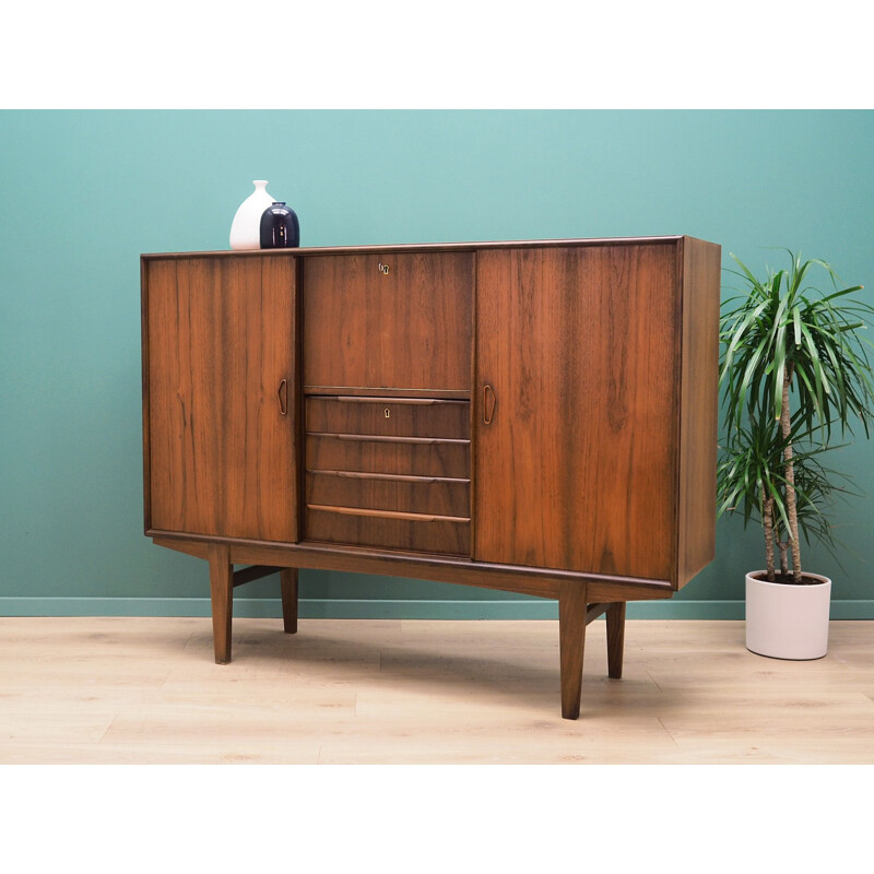 Vintage Highboard teak, Danish 1970s	