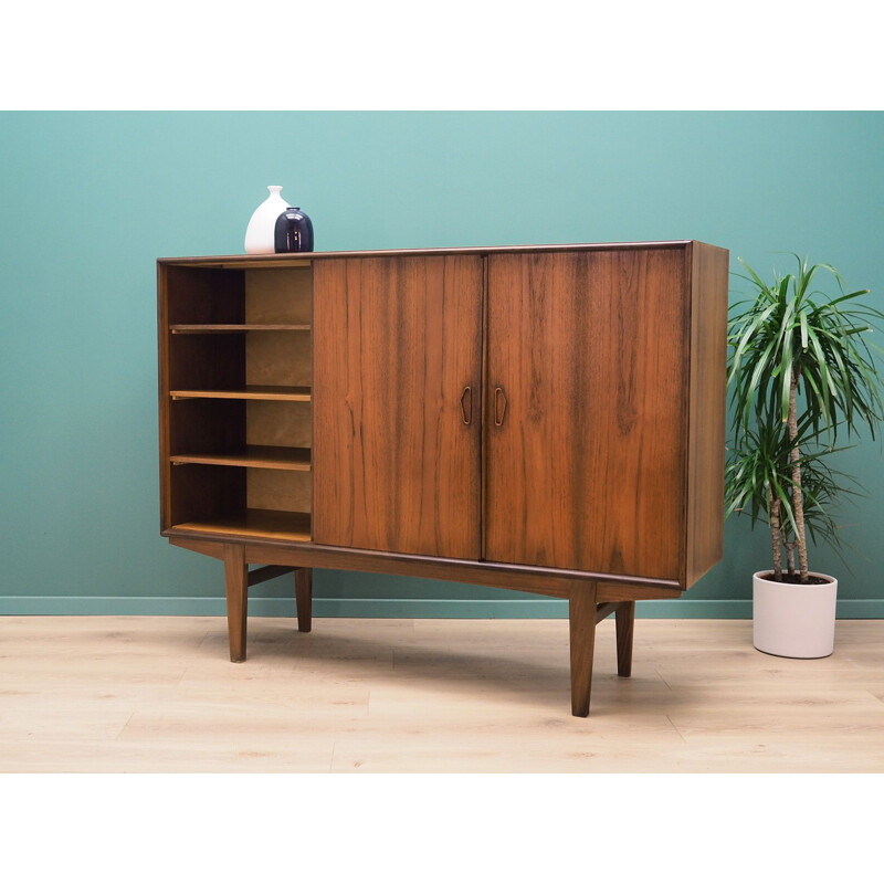 Vintage Highboard teak, Danish 1970s	