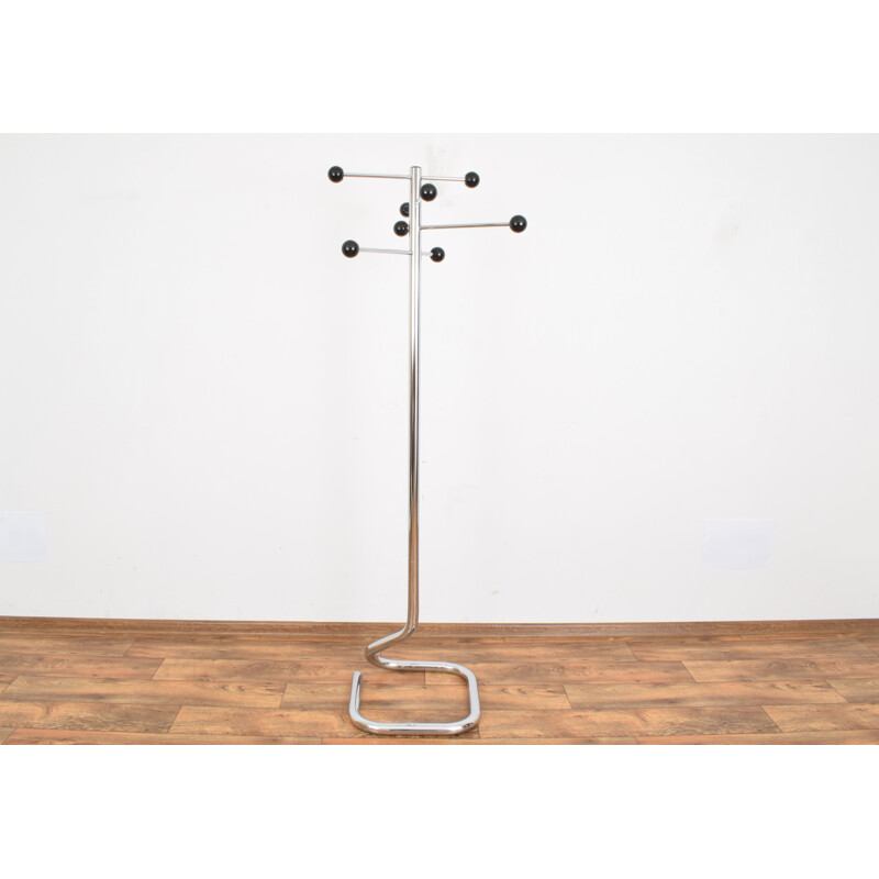 Mid-Century Chromed Coat Rack, 1970s