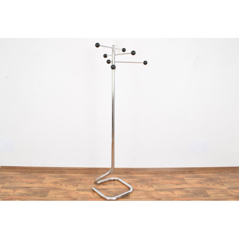 Mid-Century Chromed Coat Rack, 1970s