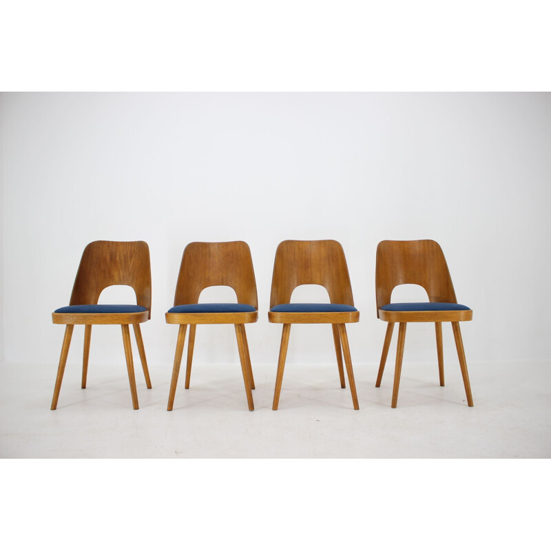 Set of 4 vintage Dining Chairs by Oswald Haerdtl  1960s